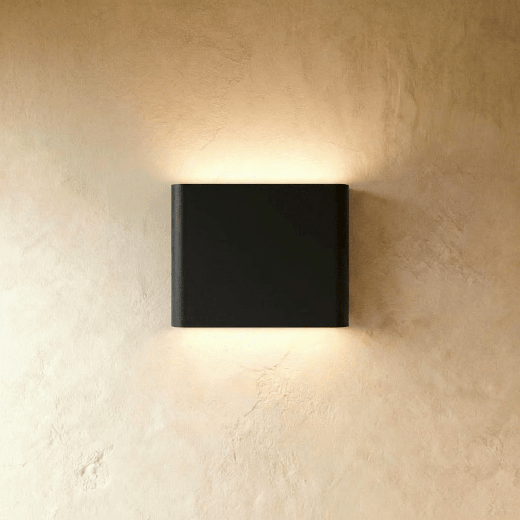 LumaRect Aluminum Wall Light Modern Minimalist Rectangular Lamp