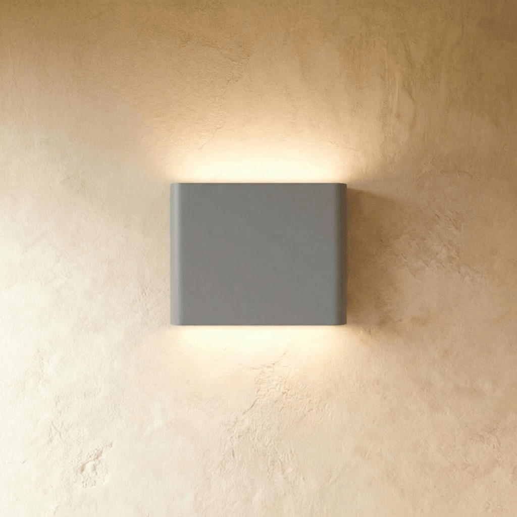 LumaRect Aluminum Wall Light Modern Minimalist Rectangular Lamp