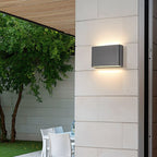 LumaRect Aluminum Wall Light Modern Minimalist Rectangular Lamp