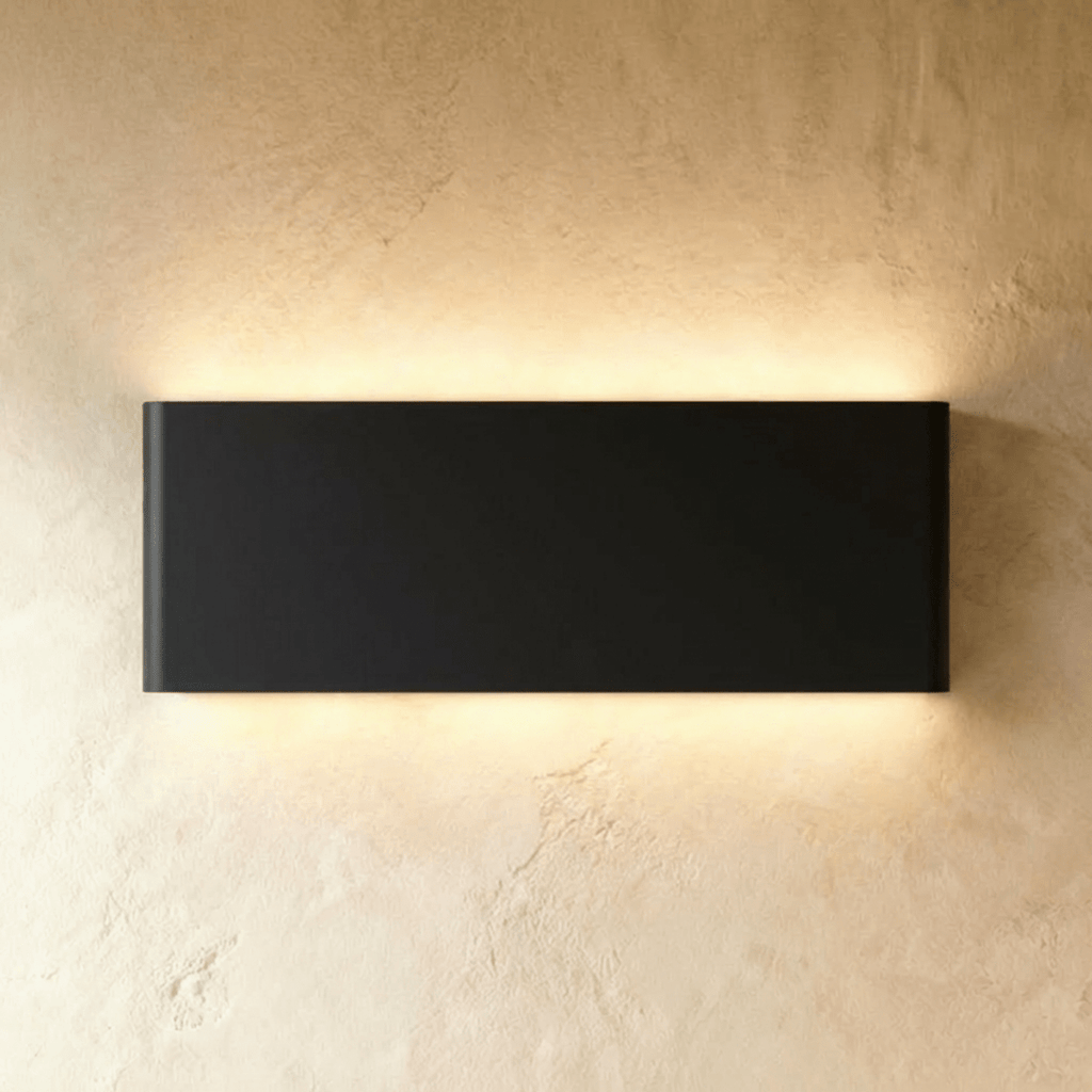 LumaRect Aluminum Wall Light Modern Minimalist Rectangular Lamp