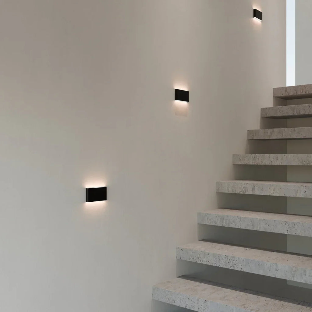 LumaRect Aluminum Wall Light Modern Minimalist Rectangular Lamp