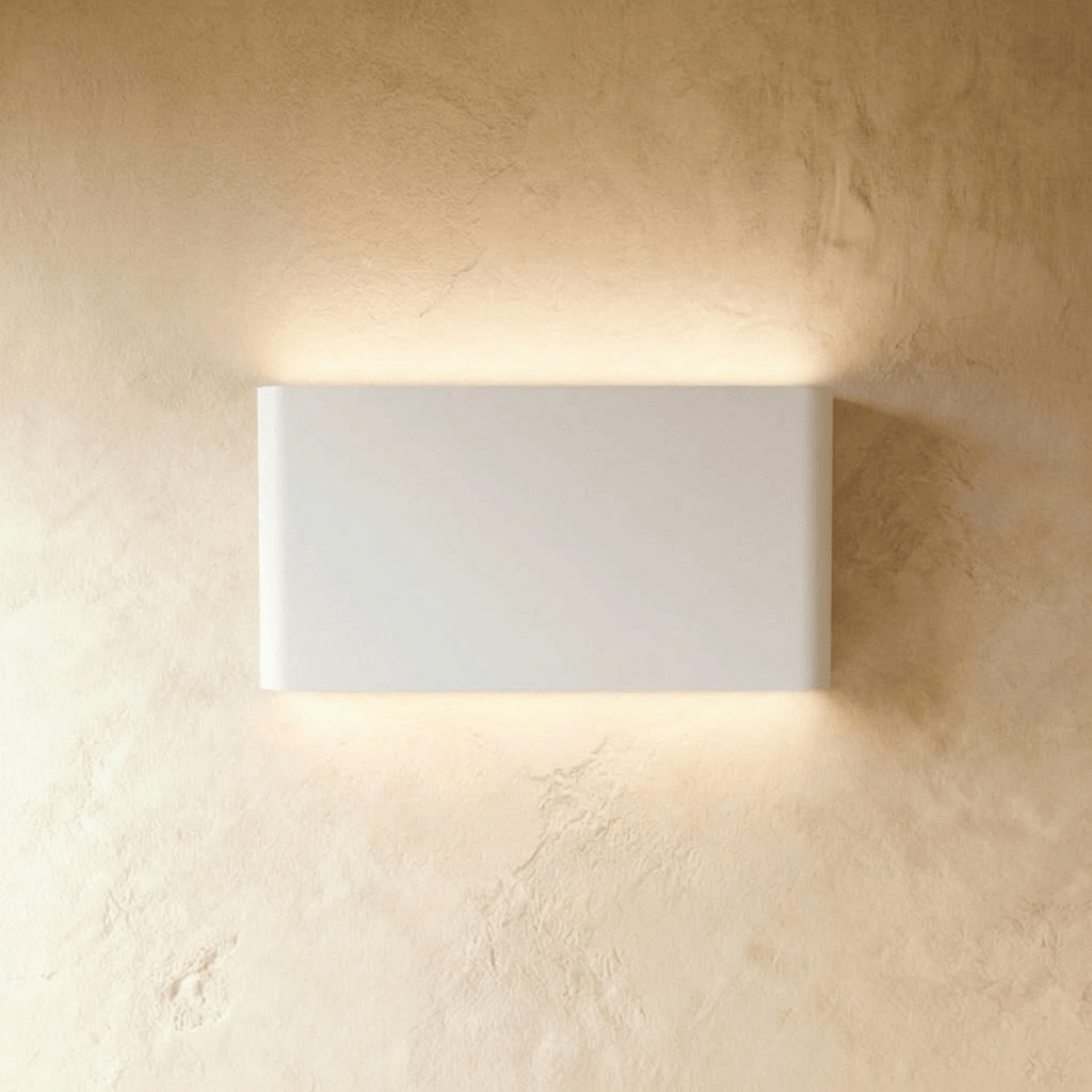 LumaRect Aluminum Wall Light Modern Minimalist Rectangular Lamp