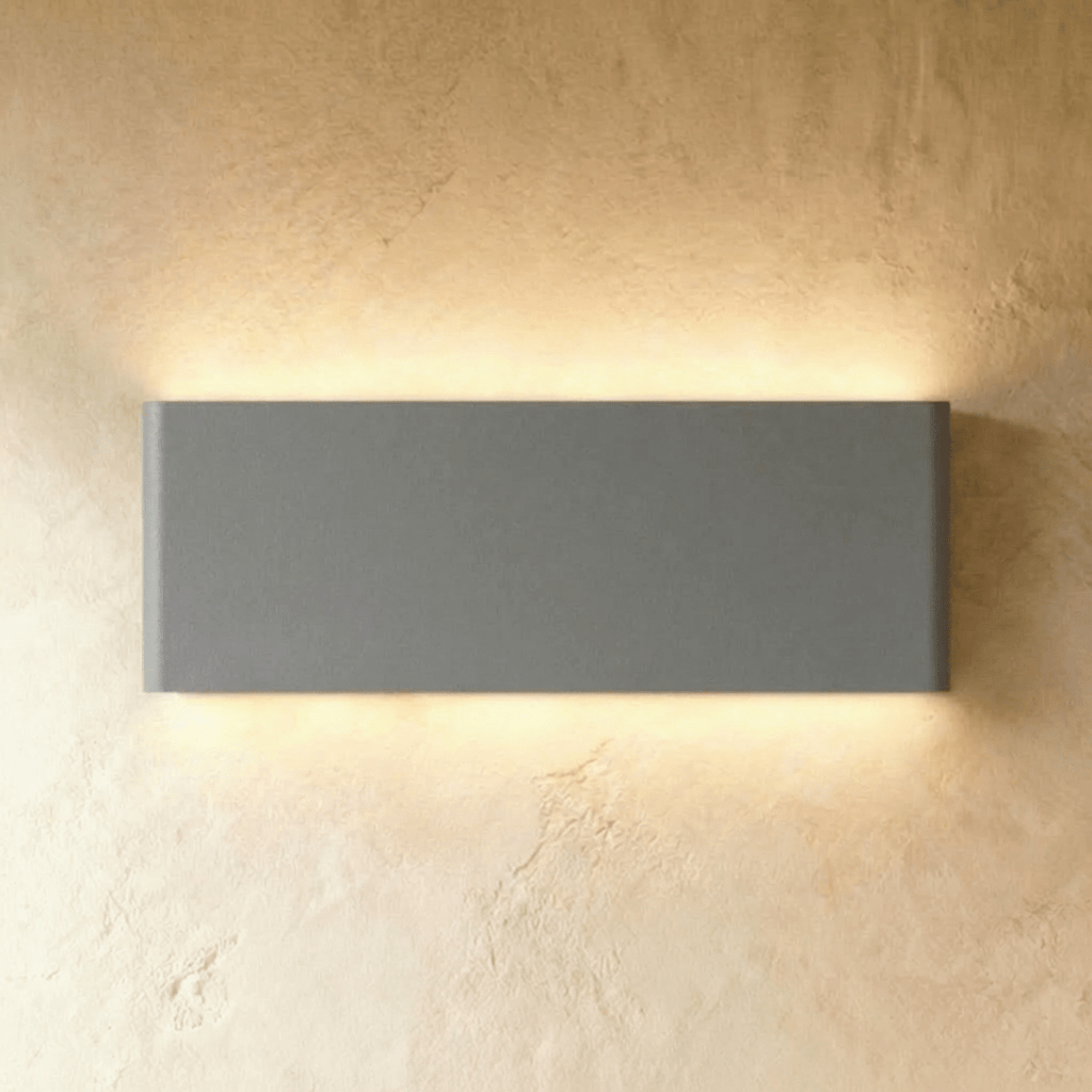 LumaRect Aluminum Wall Light Modern Minimalist Rectangular Lamp