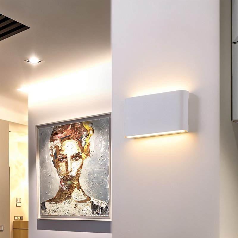 LumaRect Aluminum Wall Light Modern Minimalist Rectangular Lamp