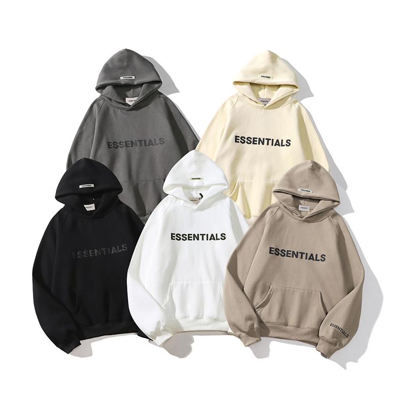 Essentials | Fear of God | Vetoketjullinen huppari kengurutaskulla