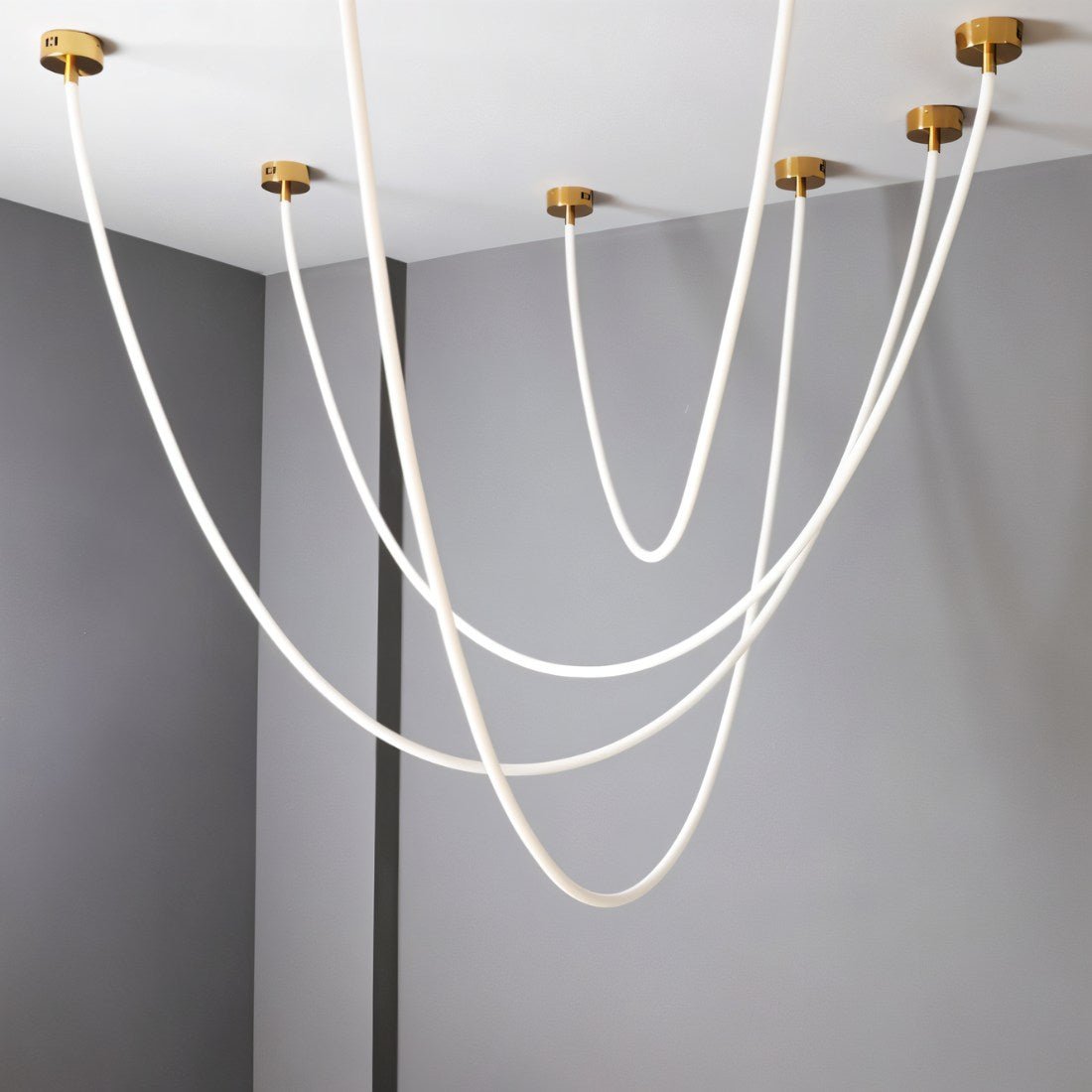 LumaWisp LED Kristallkrona för Vardagsrum, Matplats och Sovrum