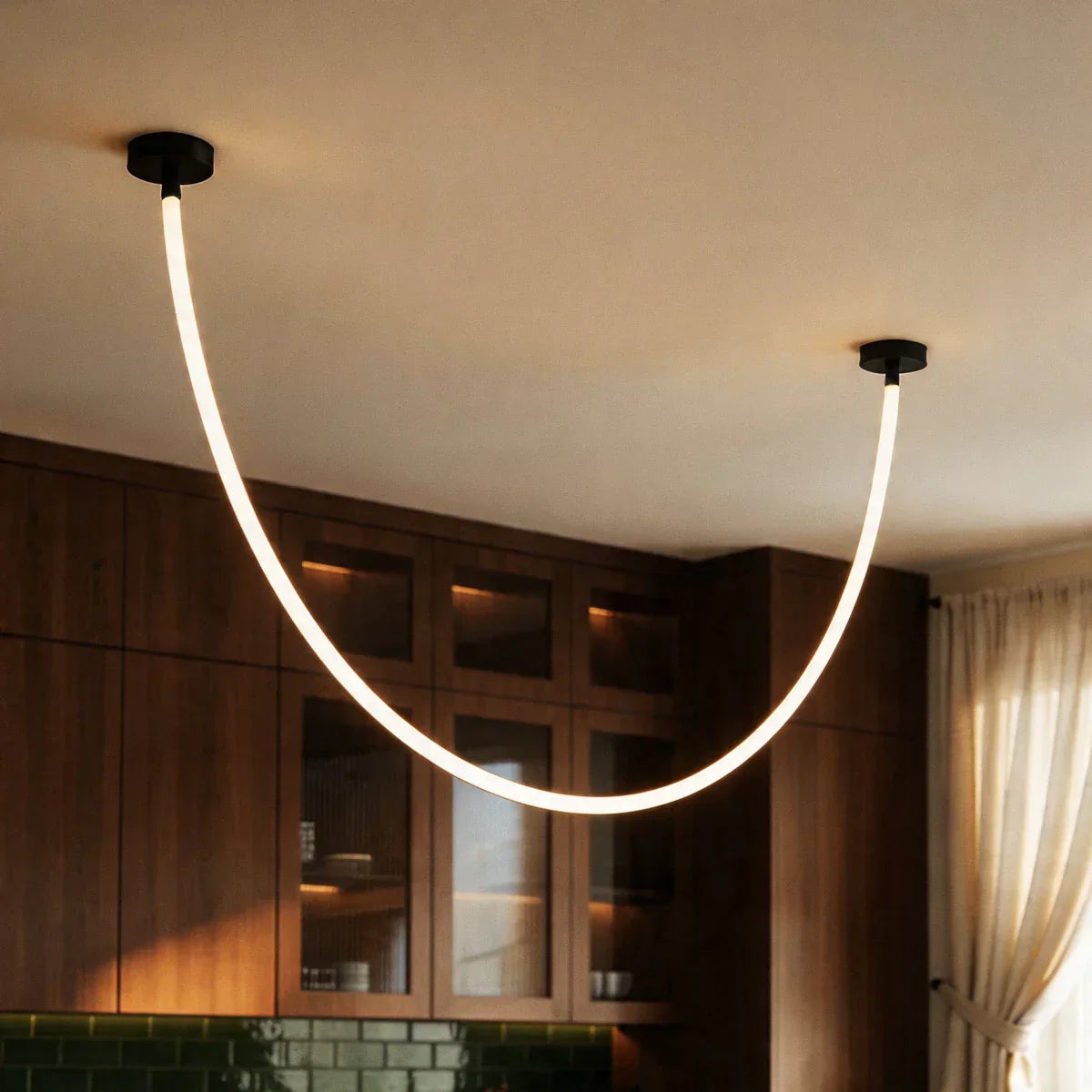 LumaWisp LED Kristallkrona för Vardagsrum, Matplats och Sovrum