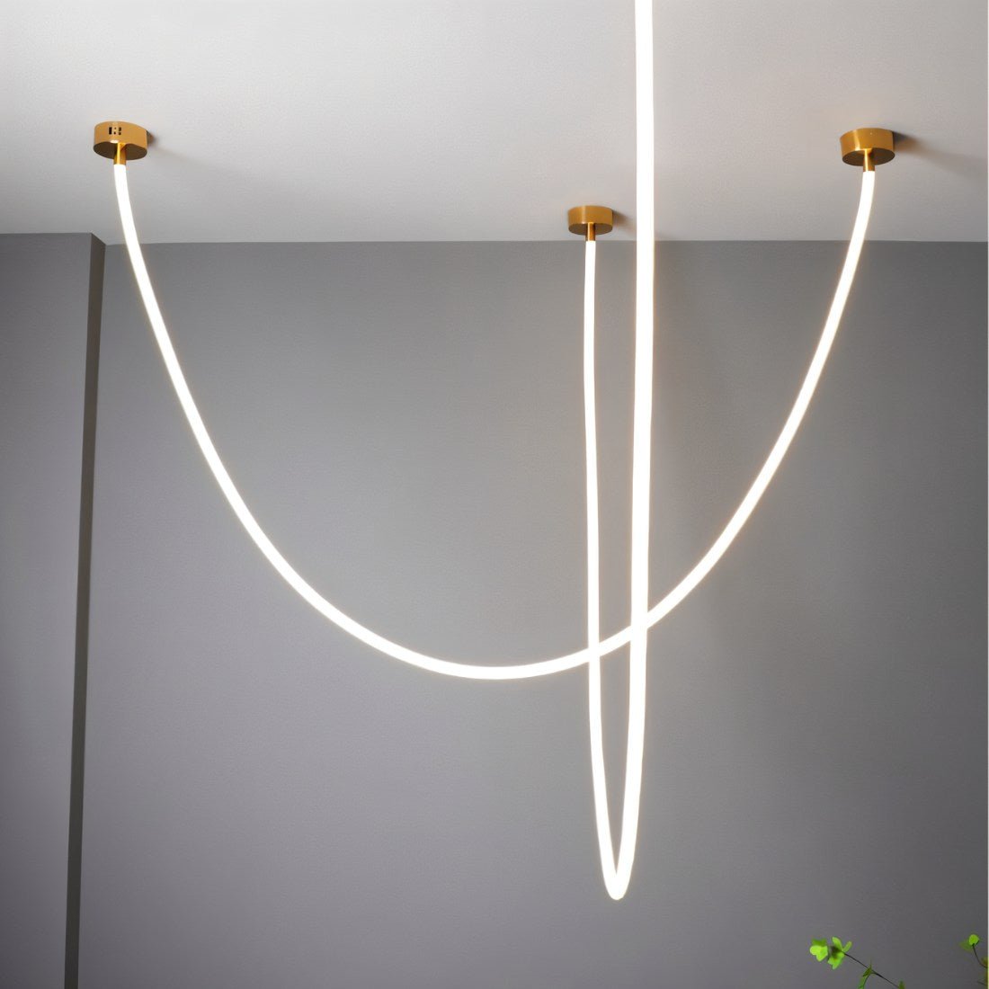 LumaWisp LED Kristallkrona för Vardagsrum, Matplats och Sovrum