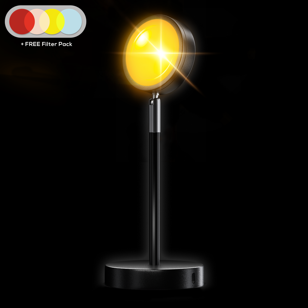 Sunset Projection Mood Lamp With App-Controlled LED Colour Modes