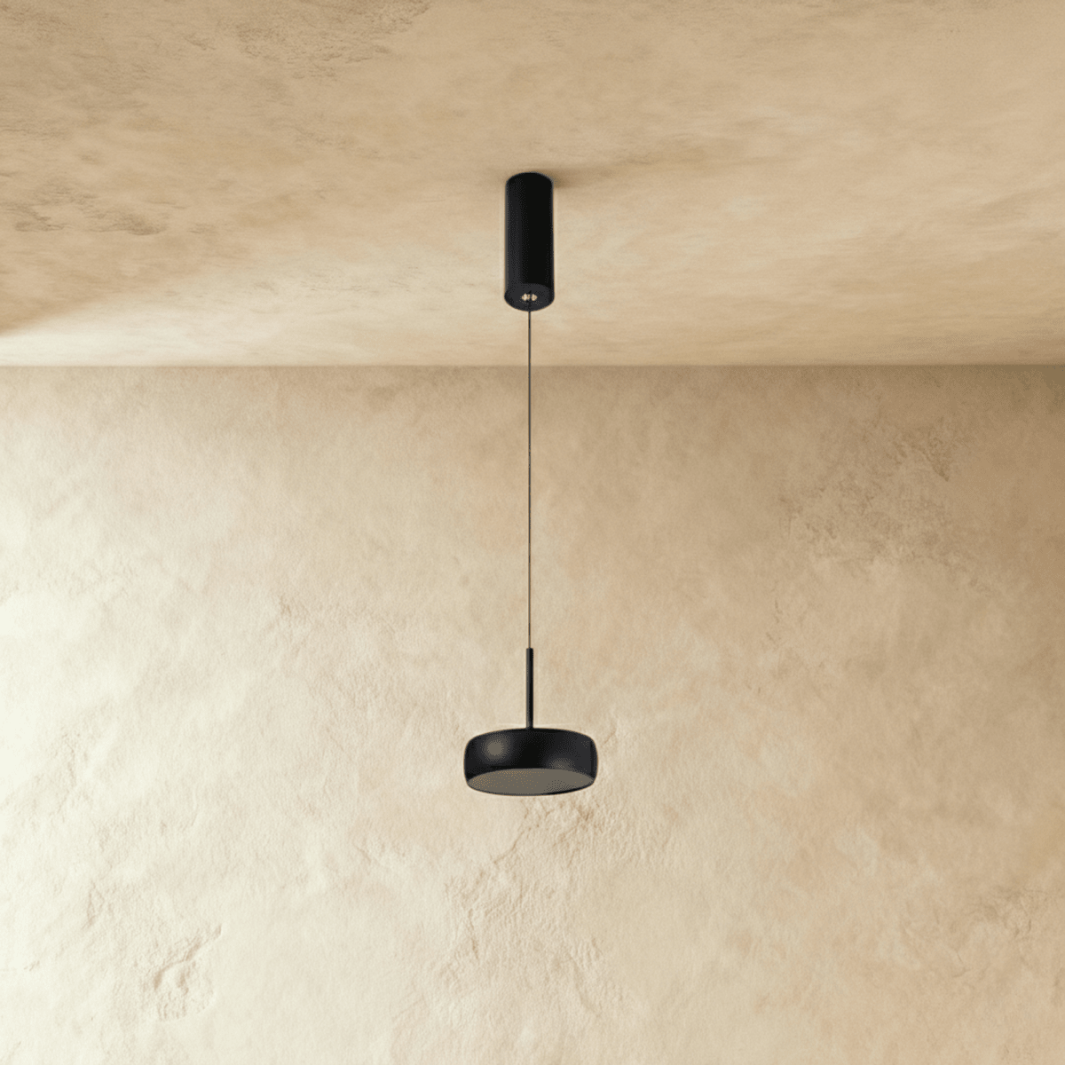 NovaBeam Aluminum Pendant Light With Cylindrical Canopy