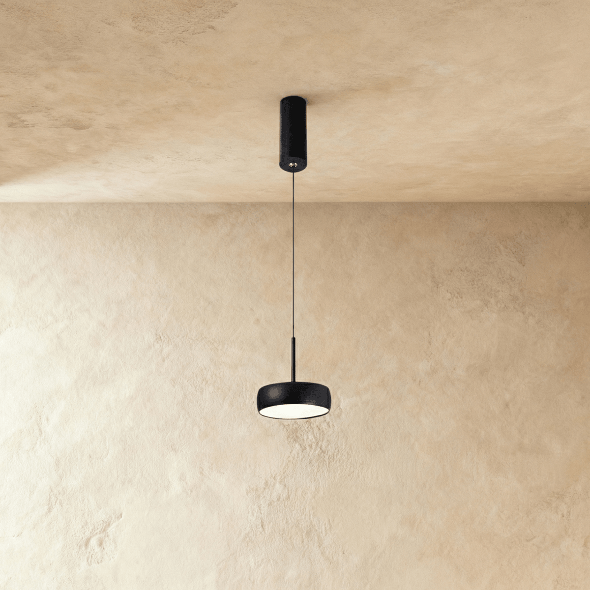 NovaBeam Aluminum Pendant Light With Cylindrical Canopy