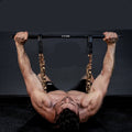 Resistance Band and Bar Set | Adjustable Strength | Portable Home Gym Equipment