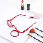 LumiView Flip-Down Makeup Magnifying Glasses, 6 Colors