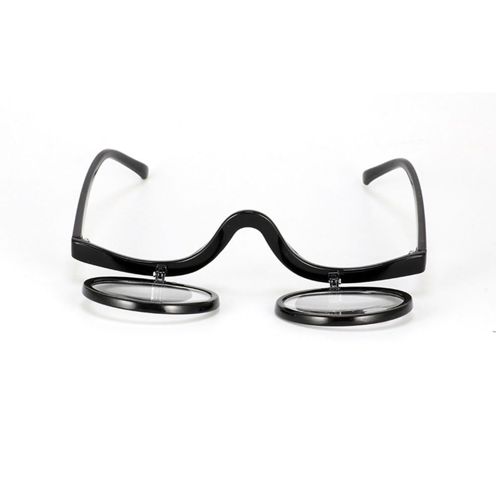 LumiView Flip-Down Makeup Magnifying Glasses, 6 Colors
