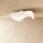 VerdeLeaf orb plafondlamp met reflecterende schijf en metalen kap