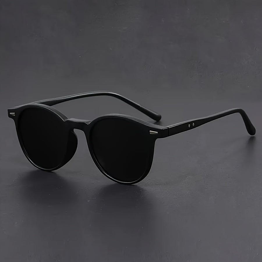 Men's Sunglasses RetroView – Round Tortoiseshell Glasses with Lightweight Frame