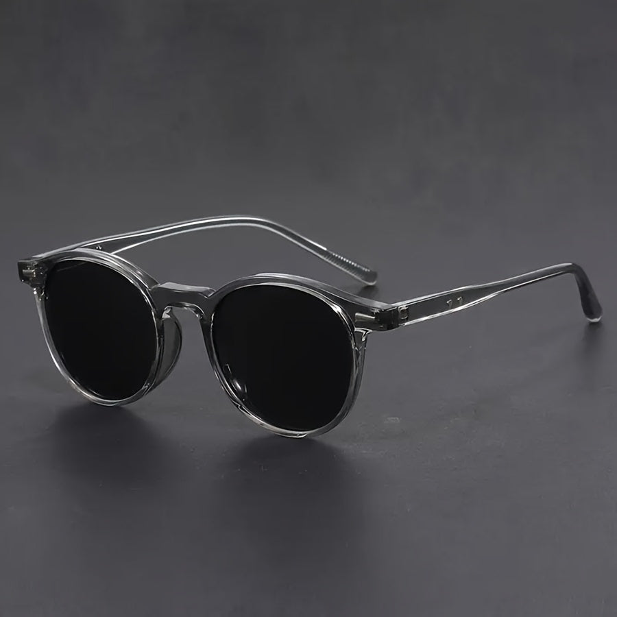 Men's Sunglasses RetroView – Round Tortoiseshell Glasses with Lightweight Frame