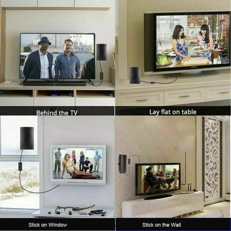 LumaWave 4K-binnenantenne voor tv, bereik van 600 mijl, plug-and-play-installatie