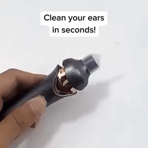 QuietEar Ear Wax Removal Tool With Gentle Vacuum Suction & LED