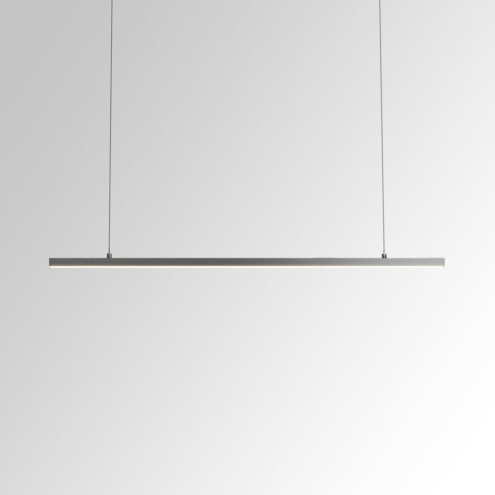 Lampa wisząca z listwą świetlną, regulowana, sterowana pilotem LED