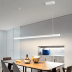 Lampa wisząca z listwą świetlną, regulowana, sterowana pilotem LED