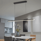 Lampa wisząca z listwą świetlną, regulowana, sterowana pilotem LED
