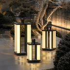 LuminaPath Stainless Steel Outdoor Architectural Lantern For Pathways