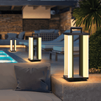 LuminaPath Stainless Steel Outdoor Architectural Lantern For Pathways