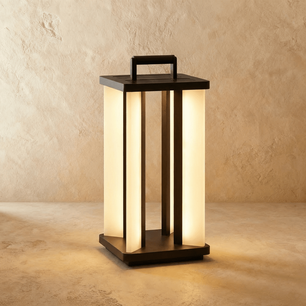 LuminaPath Stainless Steel Outdoor Architectural Lantern For Pathways