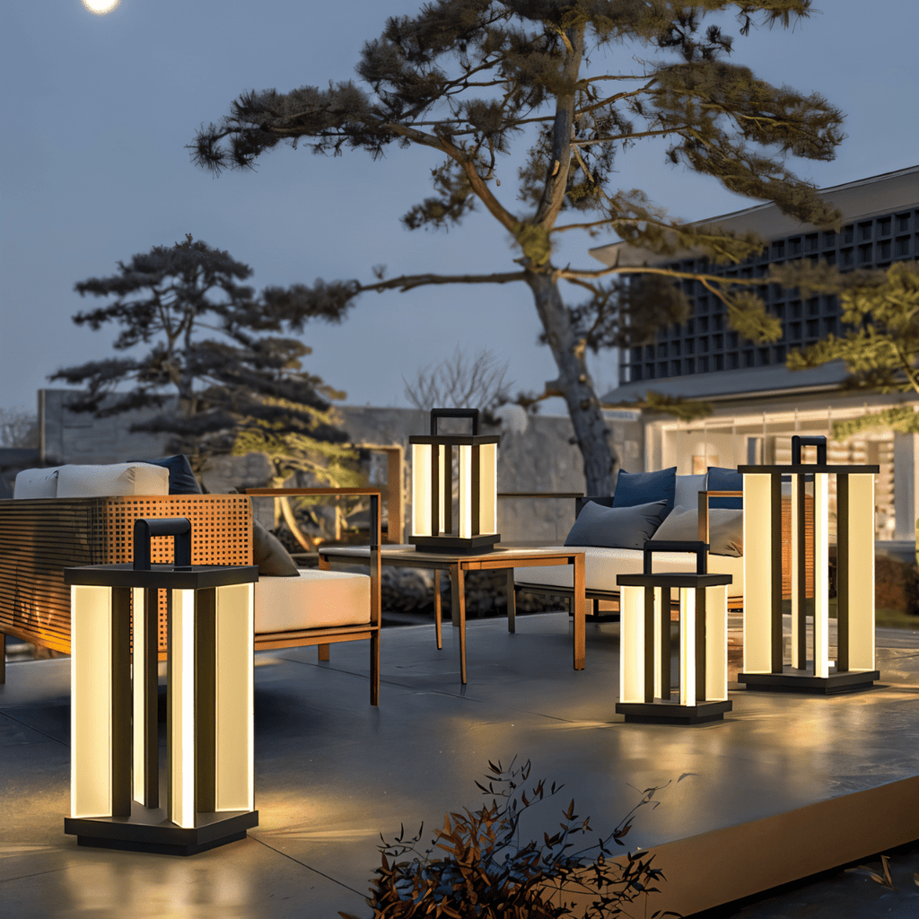 LuminaPath Stainless Steel Outdoor Architectural Lantern For Pathways