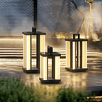 LuminaPath Stainless Steel Outdoor Architectural Lantern For Pathways