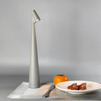 Bezdrátová LED stolní lampa s nordickým hliníkovým designem a dotykovým stmíváním