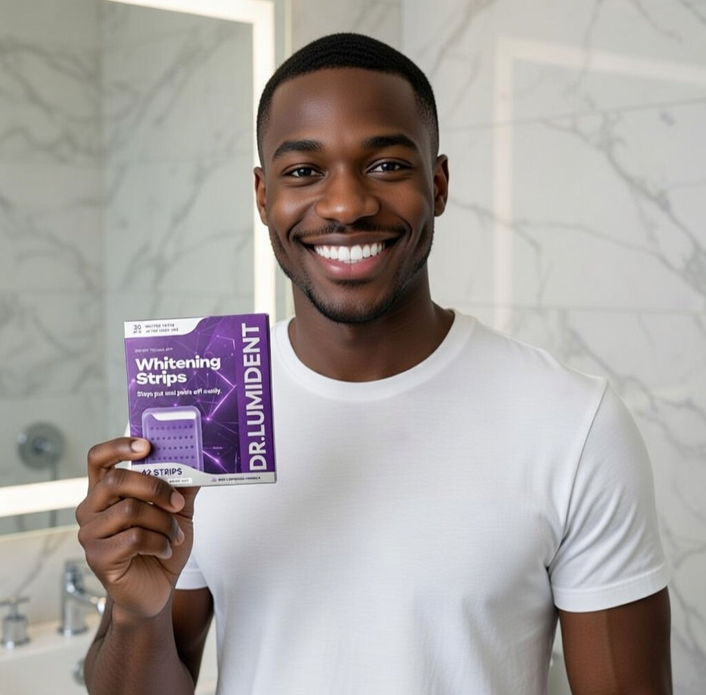 Purple PAP Whitening Strips for a Brighter Smile | Fioriscas