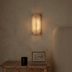 Alabaster Arch Wall Light Sconce For Hallways And Bedrooms