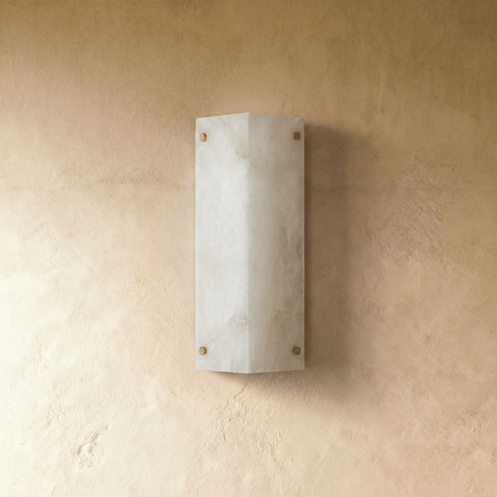 Alabaster Arch Wall Light Sconce For Hallways And Bedrooms