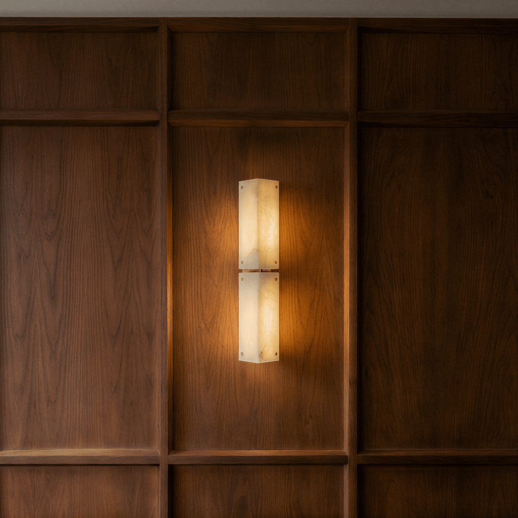 Alabaster Arch Wall Light Sconce For Hallways And Bedrooms