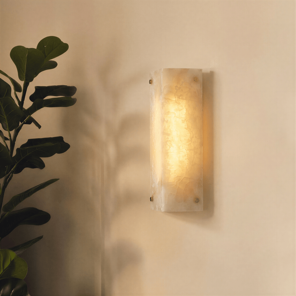 Alabaster Arch Wall Light Sconce For Hallways And Bedrooms