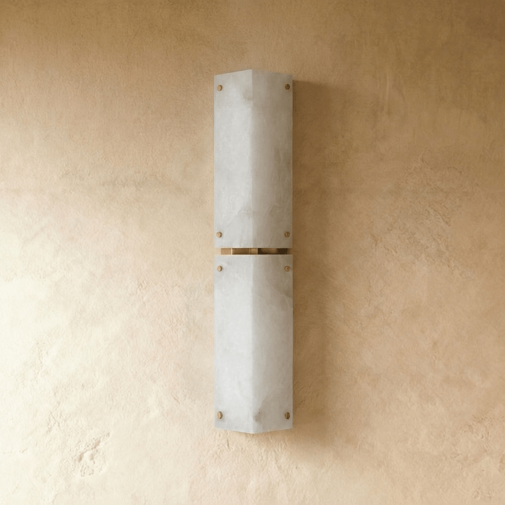 Alabaster Arch Wall Light Sconce For Hallways And Bedrooms