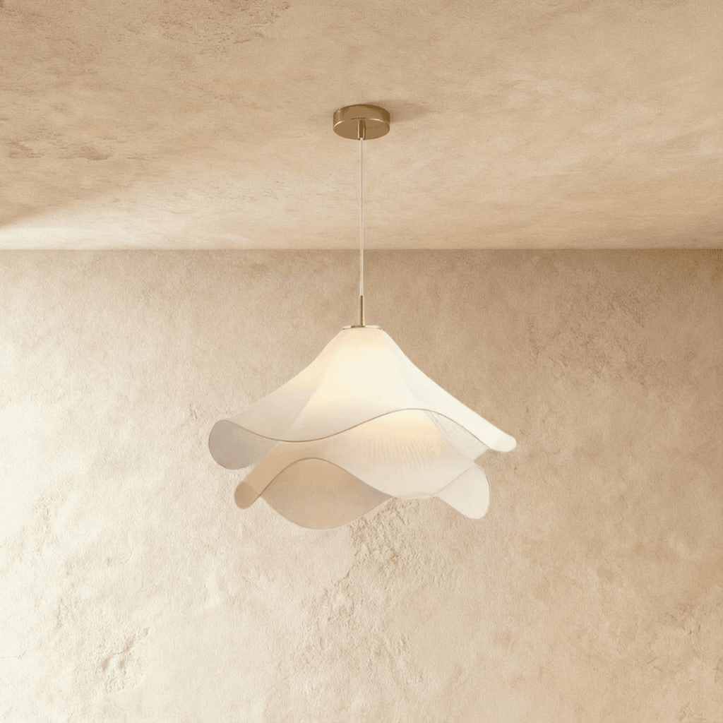 HaloWeave diffuse hanglamp in duurzaam stof voor een zachte moderne ambiance