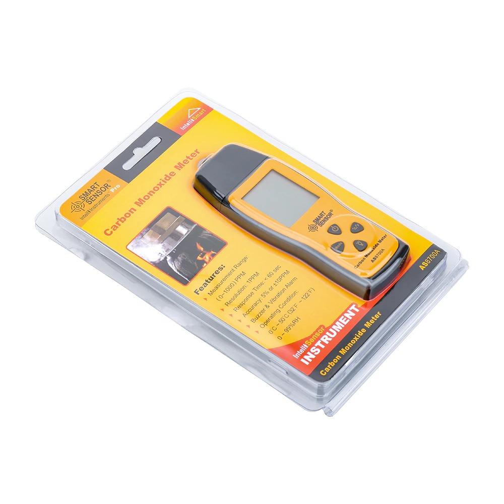 Koolmonoxidemelder en -meter, draagbaar handmodel van Orenta met lcd-display