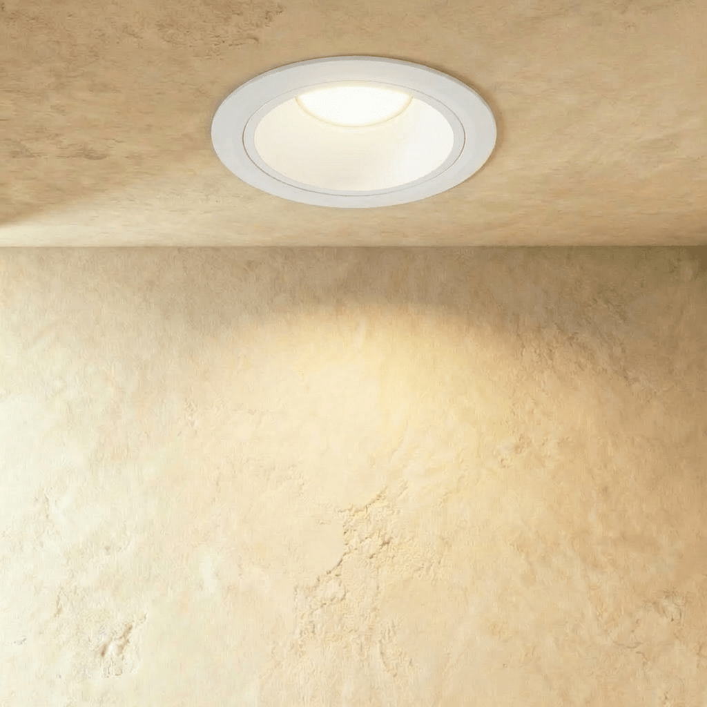 ApexBeam infälld vattentät LED-downlight i aluminium med bländskydd