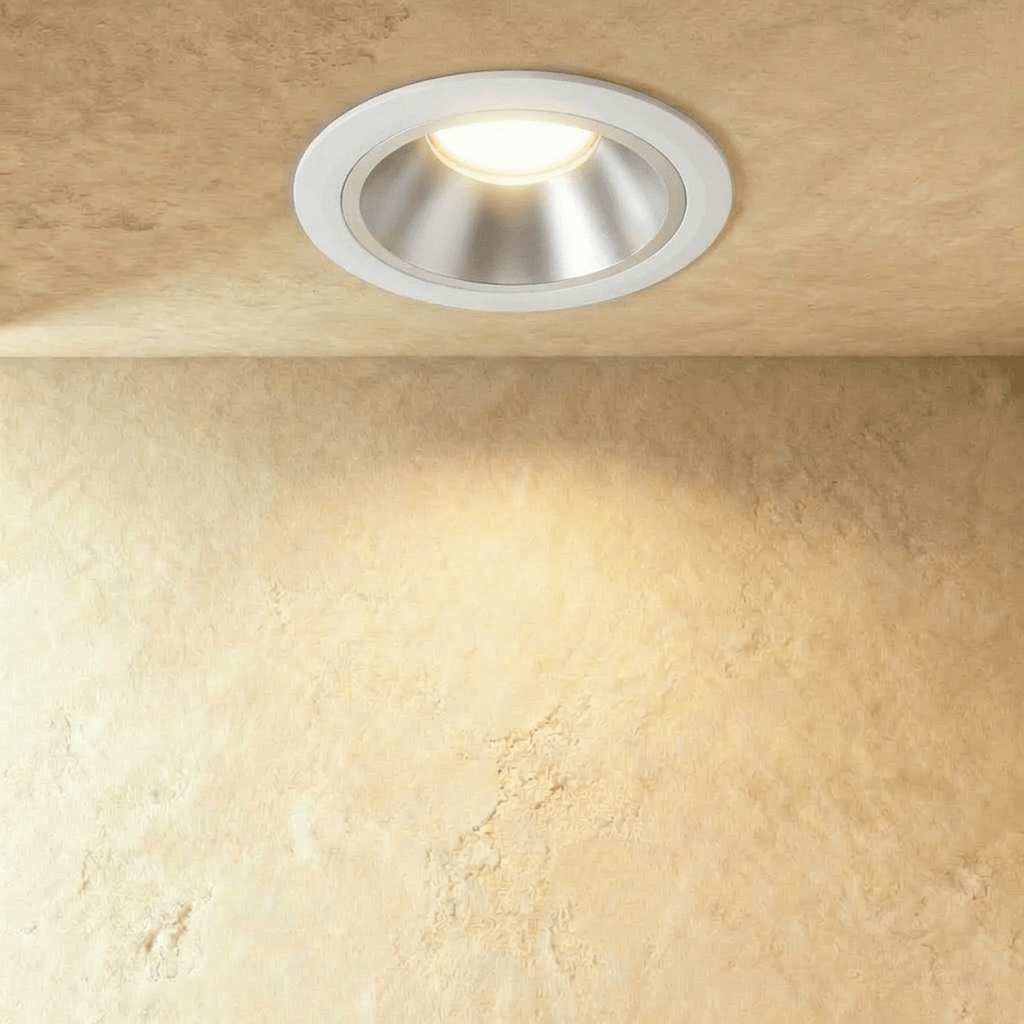 ApexBeam infälld vattentät LED-downlight i aluminium med bländskydd