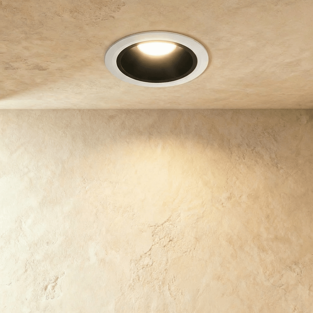 ApexBeam infälld vattentät LED-downlight i aluminium med bländskydd