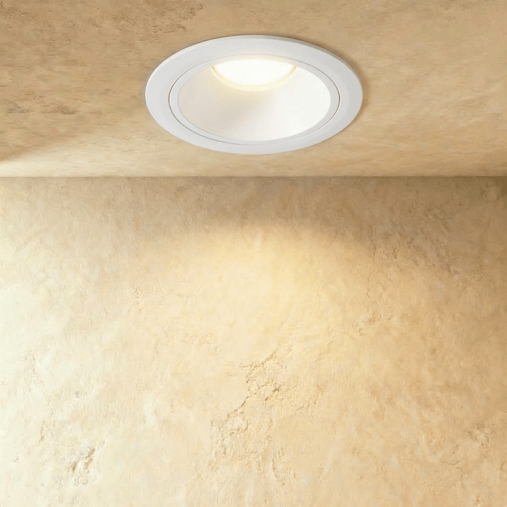 ApexBeam infälld vattentät LED-downlight i aluminium med bländskydd