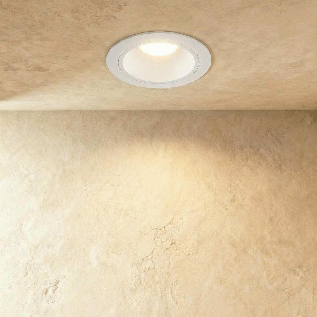 ApexBeam infälld vattentät LED-downlight i aluminium med bländskydd