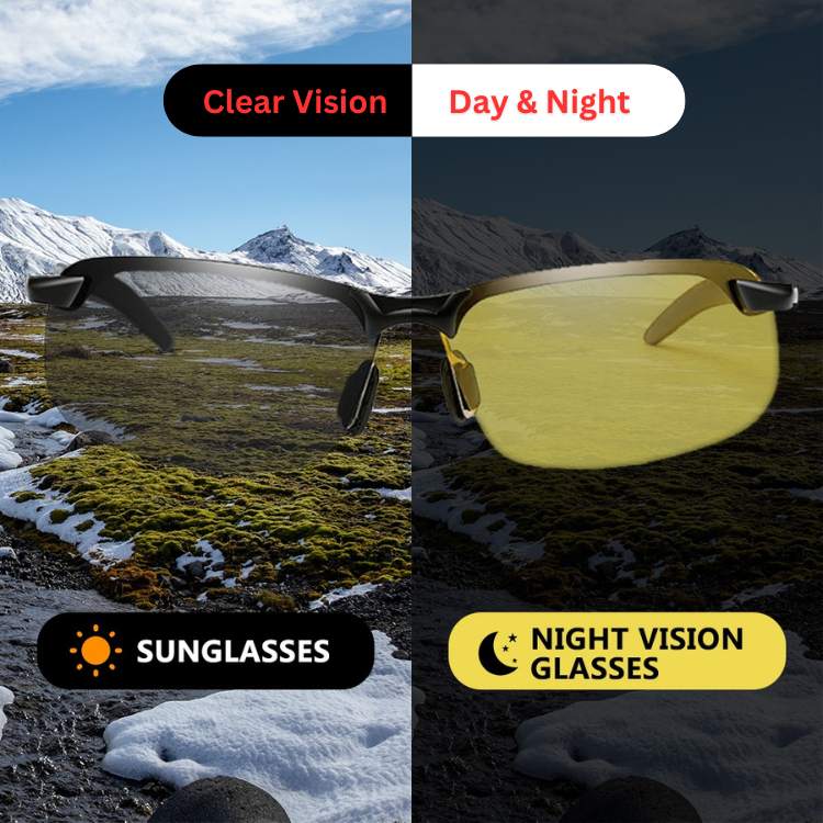 Lunettes de conduite nocturne Luma à teinte jaune avec verres antireflets