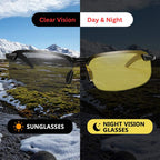 Lunettes de conduite nocturne Luma à teinte jaune avec verres antireflets