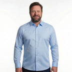 Non-Iron Wrinkle-Resistant Dress Shirt, Memory-Fibre Stretch Fabric — IronlessForm