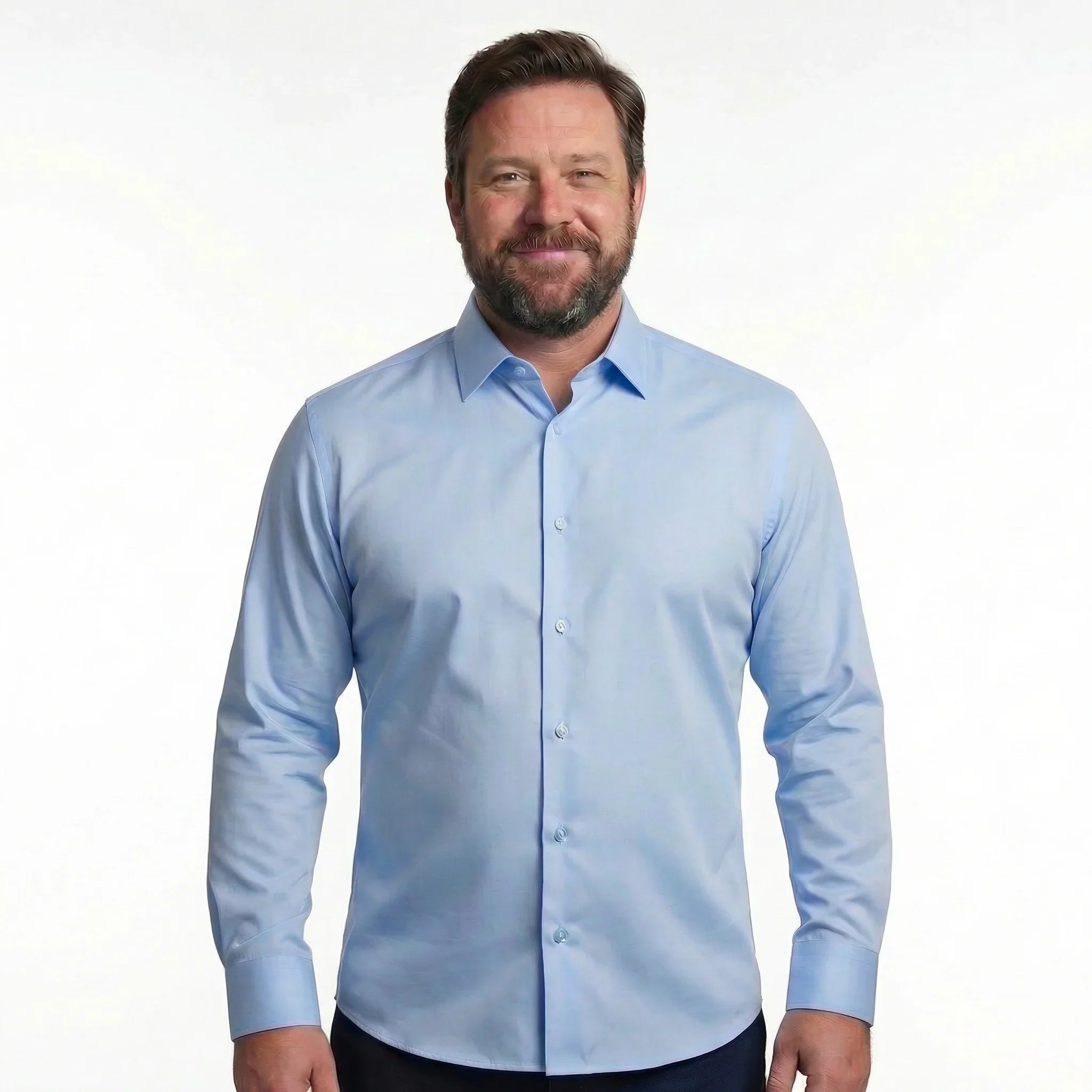 Non-Iron Wrinkle-Resistant Dress Shirt, Memory-Fibre Stretch Fabric — IronlessForm