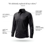 Non-Iron Wrinkle-Resistant Dress Shirt, Memory-Fibre Stretch Fabric — IronlessForm